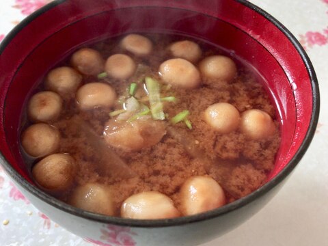 さつまいもと大根のホクホク味噌汁